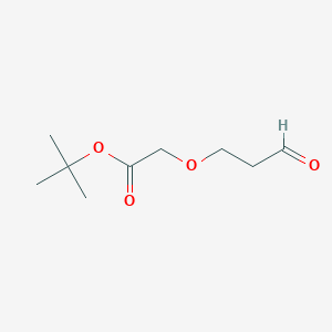 molecular formula C9H16O4 B15373904 Tert-butyl 2-(3-oxopropoxy)acetate CAS No. 930294-39-6