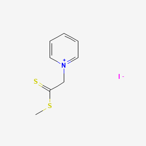 molecular formula C8H10INS2 B15373967 1-[2-(Methylsulfanyl)-2-sulfanylideneethyl]pyridin-1-ium iodide CAS No. 88700-24-7