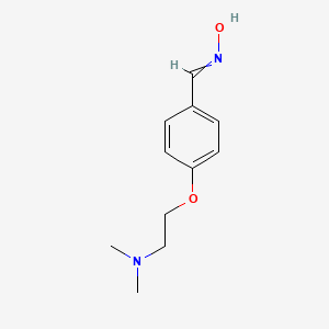 molecular formula C11H16N2O2 B15374001 N-[[4-[2-(dimethylamino)ethoxy]phenyl]methylidene]hydroxylamine 