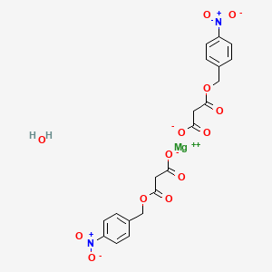 molecular formula C20H18MgN2O13 B15374008 Magnesium 4-nitrobenzyl malonate hydrate 
