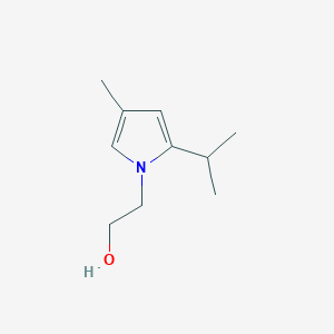molecular formula C10H17NO B153741 2-(2-Isopropyl-4-methyl-1H-pyrrol-1-yl)ethanol CAS No. 133527-38-5