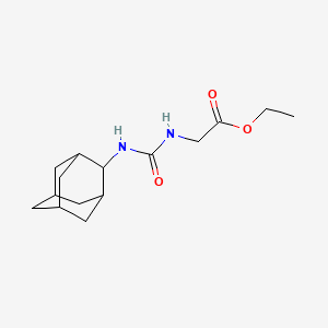 molecular formula C15H24N2O3 B15374130 ethyl 2-[(N-adamantanylcarbamoyl)amino]acetate CAS No. 33205-72-0