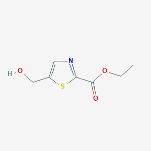 molecular formula C7H9NO3S B15374209 Ethyl 5-(hydroxymethyl)thiazole-2-carboxylate CAS No. 960235-23-8