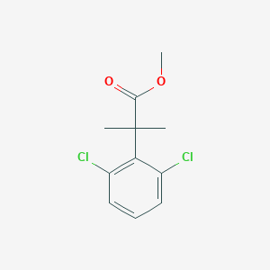 molecular formula C11H12Cl2O2 B15374247 Methyl 2-(2,6-dichlorophenyl)-2-methylpropanoate 