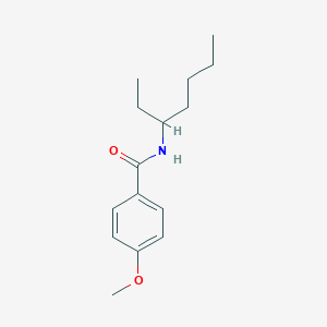 molecular formula C15H23NO2 B15374256 N-Heptan-3-YL-4-methoxy-benzamide CAS No. 85797-08-6