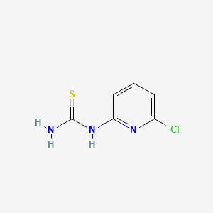 molecular formula C6H6ClN3S B15374312 N-(6-Chloro-2-pyridyl)thiourea CAS No. 1310420-68-8