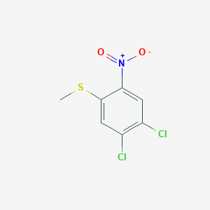 molecular formula C7H5Cl2NO2S B15374318 4,5-Dichloro-2-nitrophenyl methyl sulfide 
