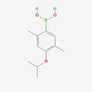 molecular formula C11H17BO3 B15374434 4-Isopropoxy-2,5-dimethylphenylboronic acid 