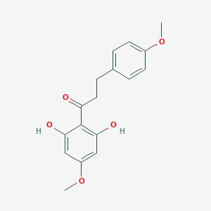 molecular formula C17H18O5 B153745 1-(2,6-Dihydroxy-4-methoxyphenyl)-3-(4-methoxyphenyl)propan-1-one CAS No. 35241-54-4