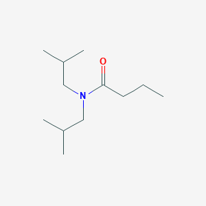 molecular formula C12H25NO B15374502 n,n-Bis(2-methylpropyl)butanamide CAS No. 28522-31-8