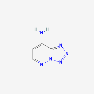 molecular formula C4H4N6 B15374508 Tetrazolo[1,5-b]pyridazin-8-amine CAS No. 1593-13-1