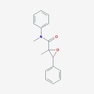molecular formula C17H17NO2 B15374522 N,2-dimethyl-N,3-diphenyloxirane-2-carboxamide CAS No. 64754-83-2