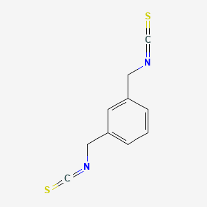 molecular formula C10H8N2S2 B15374581 Isothiocyanic acid, m-phenylenedimethylene ester CAS No. 28170-90-3