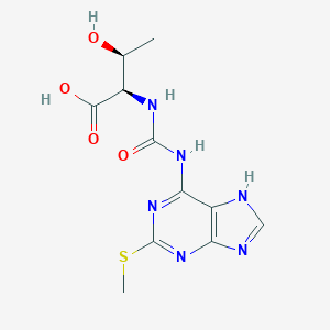 2-Methylthio-N(6)-(N-threonylcarbonyl)adenine