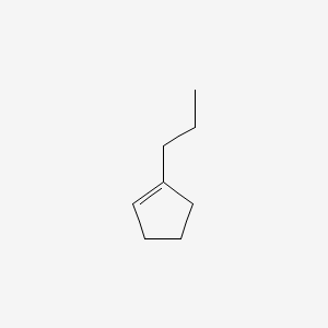 molecular formula C8H14 B15374742 1-Propylcyclopentene CAS No. 3074-61-1