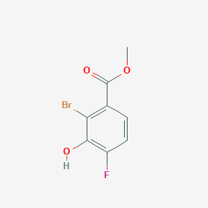molecular formula C8H6BrFO3 B15374778 Methyl 2-bromo-4-fluoro-3-hydroxybenzoate 