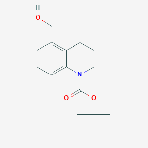 molecular formula C15H21NO3 B15374875 tert-butyl 5-(hydroxymethyl)-3,4-dihydroquinoline-1(2H)-carboxylate 