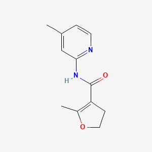 molecular formula C12H14N2O2 B15374890 2-Methyl-n-(4-methylpyridin-2-yl)-4,5-dihydrofuran-3-carboxamide CAS No. 41078-74-4