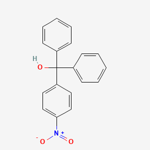 molecular formula C19H15NO3 B15374923 (4-Nitrophenyl)(diphenyl)methanol CAS No. 3911-49-7