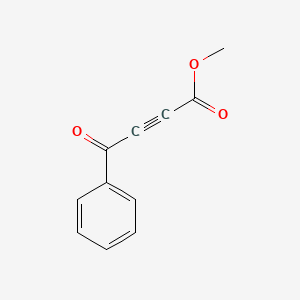 molecular formula C11H8O3 B15374945 Methyl 4-oxo-4-phenyl-but-2-ynoate CAS No. 41158-32-1