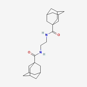 molecular formula C24H36N2O2 B15374958 N-[2-(adamantane-1-carbonylamino)ethyl]adamantane-1-carboxamide CAS No. 86583-01-9