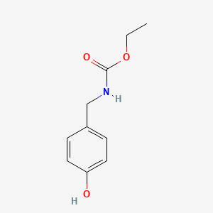 molecular formula C10H13NO3 B15375149 Ethyl [(4-hydroxyphenyl)methyl]carbamate CAS No. 102015-00-9