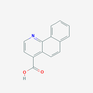 molecular formula C14H9NO2 B15375268 Benzo[h]quinoline-4-carboxylic acid CAS No. 6707-23-9