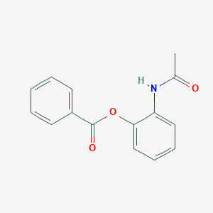 molecular formula C15H13NO3 B15375277 2-(Acetylamino)phenyl benzoate CAS No. 60949-47-5