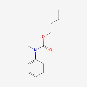 molecular formula C12H17NO2 B15375317 Butyl methyl(phenyl)carbamate CAS No. 6946-36-7