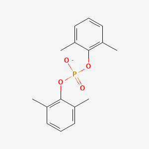 molecular formula C16H18O4P- B15375370 Bis(2,6-dimethylphenyl) phosphate 
