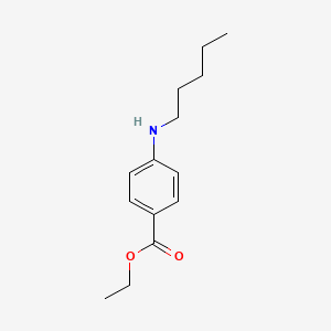 molecular formula C14H21NO2 B15375399 Ethyl 4-(pentylamino)benzoate CAS No. 75681-67-3