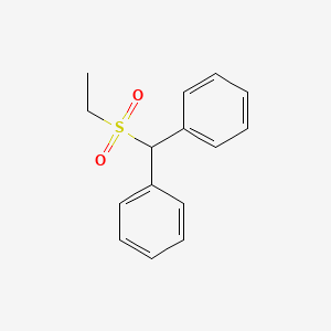 molecular formula C15H16O2S B15375430 Benzhydryl ethyl sulfone CAS No. 6974-50-1