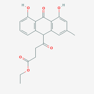 10-beta-Carbethoxypropionylchrysarobin
