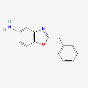 molecular formula C14H12N2O B15375609 2-Benzylbenzo[d]oxazol-5-amine 