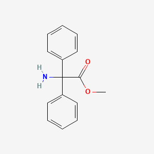 molecular formula C15H15NO2 B15375865 Methyl 2-amino-2,2-diphenylacetate CAS No. 93504-24-6