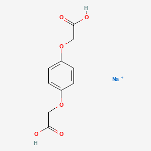 molecular formula C10H10NaO6+ B15375912 Sodium;2-[4-(carboxymethoxy)phenoxy]acetic acid CAS No. 5393-29-3
