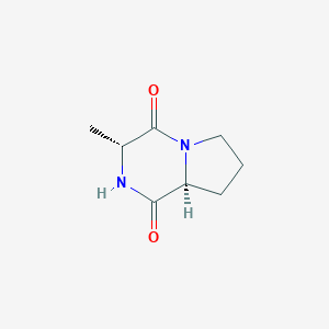 molecular formula C8H12N2O2 B153760 Cyclo(-D-Ala-L-Pro) CAS No. 36238-64-9