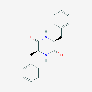 molecular formula C18H18N2O2 B153761 Cyclo(phenylalanyl-phenylalanyl) CAS No. 2862-51-3