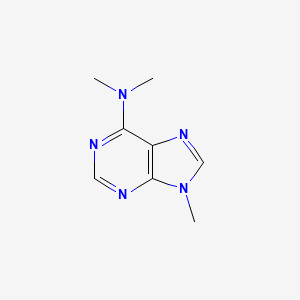 molecular formula C8H11N5 B15376199 N,N,9-Trimethyl-9H-purin-6-amine CAS No. 3013-82-9