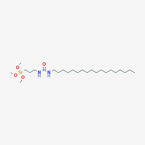 molecular formula C25H54N2O4Si B15376303 Urea, N-octadecyl-N'-[3-(trimethoxysilyl)propyl]- CAS No. 104282-58-8