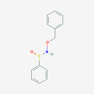 molecular formula C13H13NO2S B15376307 N-(Benzyloxy)benzenesulfinamide CAS No. 42860-50-4
