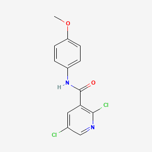 molecular formula C13H10Cl2N2O2 B15376316 N3-(4-methoxyphenyl)-2,5-dichloronicotinamide 