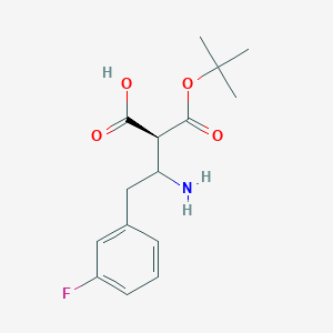 molecular formula C15H20FNO4 B15376378 Boc-(S)-3-Amino-4-(3-fluoro-phenyl)-butyricacid 