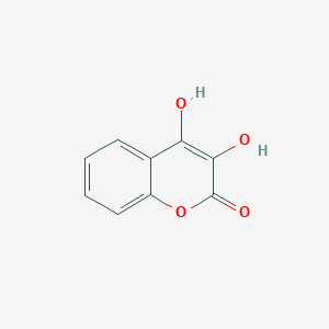 molecular formula C9H6O4 B15376477 3,4-Dihydroxy-2H-1-benzopyran-2-one CAS No. 64927-40-8