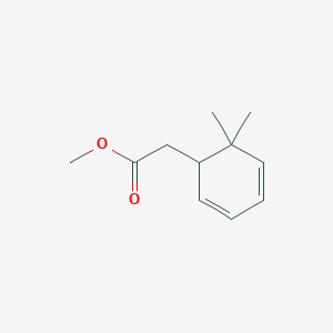 molecular formula C11H16O2 B15376737 Methyl 2-(6,6-dimethylcyclohexa-2,4-dien-1-yl)ethanoate 