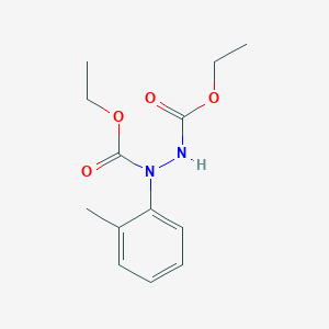 molecular formula C13H18N2O4 B15376854 Diethyl 1-(2-methylphenyl)hydrazine-1,2-dicarboxylate CAS No. 6304-65-0