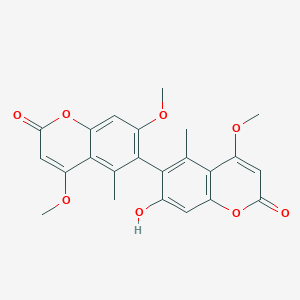 molecular formula C23H20O8 B153769 Isokotanin B CAS No. 154160-09-5