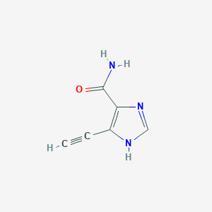 molecular formula C6H5N3O B153770 5-Ethynyl-1H-imidazole-4-carboxamide CAS No. 126004-16-8