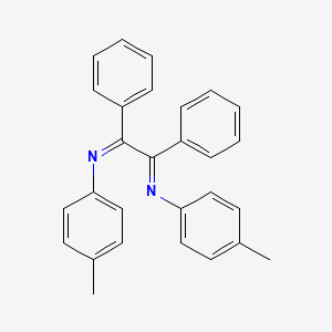 molecular formula C28H24N2 B15377181 N,N'-bis(4-methylphenyl)-1,2-diphenylethane-1,2-diimine CAS No. 24099-56-7