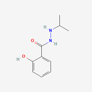 molecular formula C10H14N2O2 B15377231 Salicylic acid, 2-isopropylhydrazide CAS No. 3583-75-3